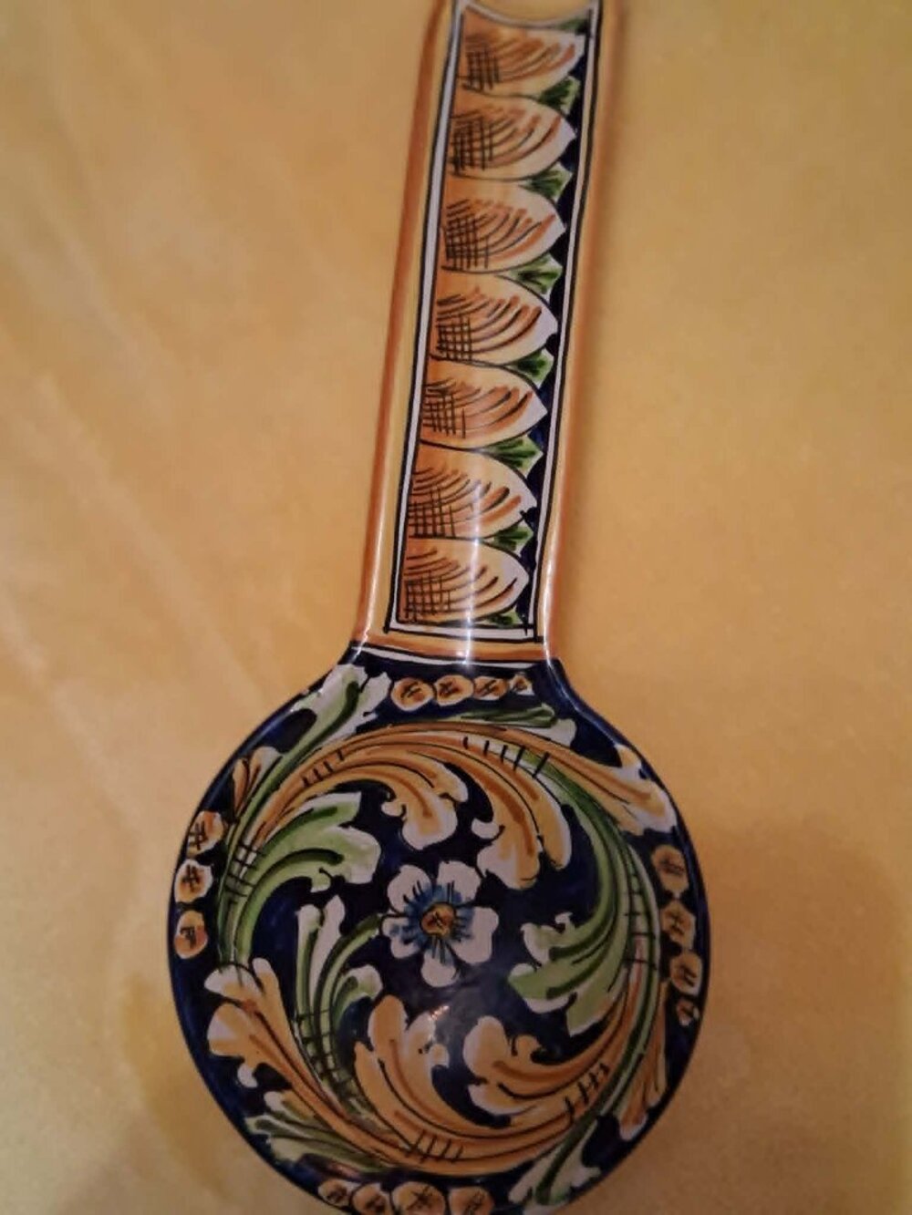 Italian Pottery-Spoon Rest